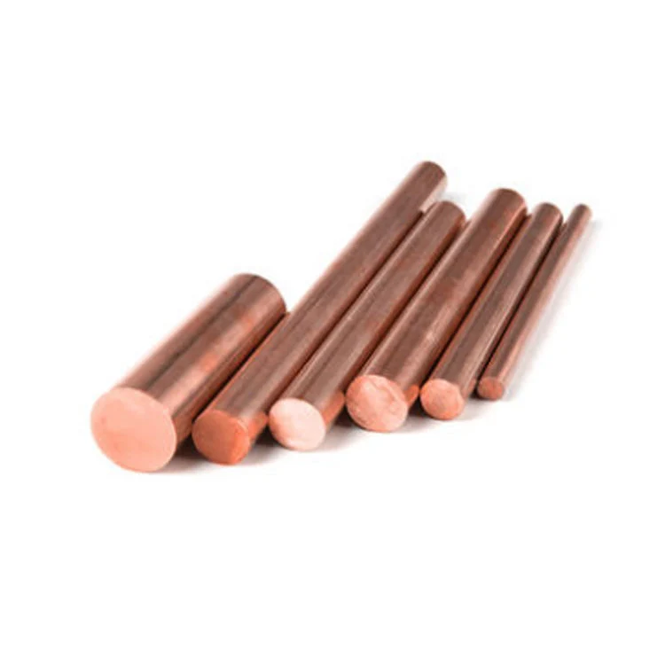 High quality/High cost performance C11000 C101 Dia 2-90mm Round Rod Copper Bar Hard Half-Hard 99.9% Pure Copper Red Copper