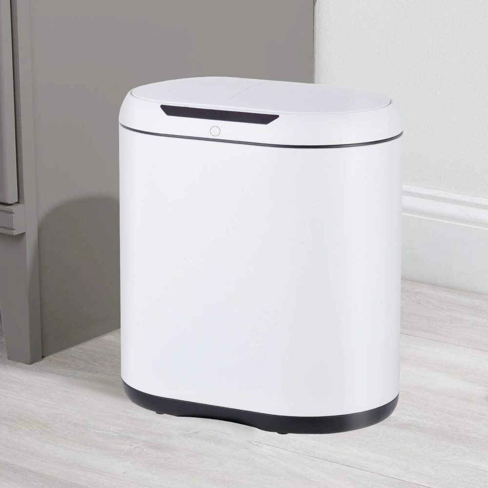 9L/12L Cozinha Interior Office Hotel Metal em aço inoxidável Smart Sensor Trash Can