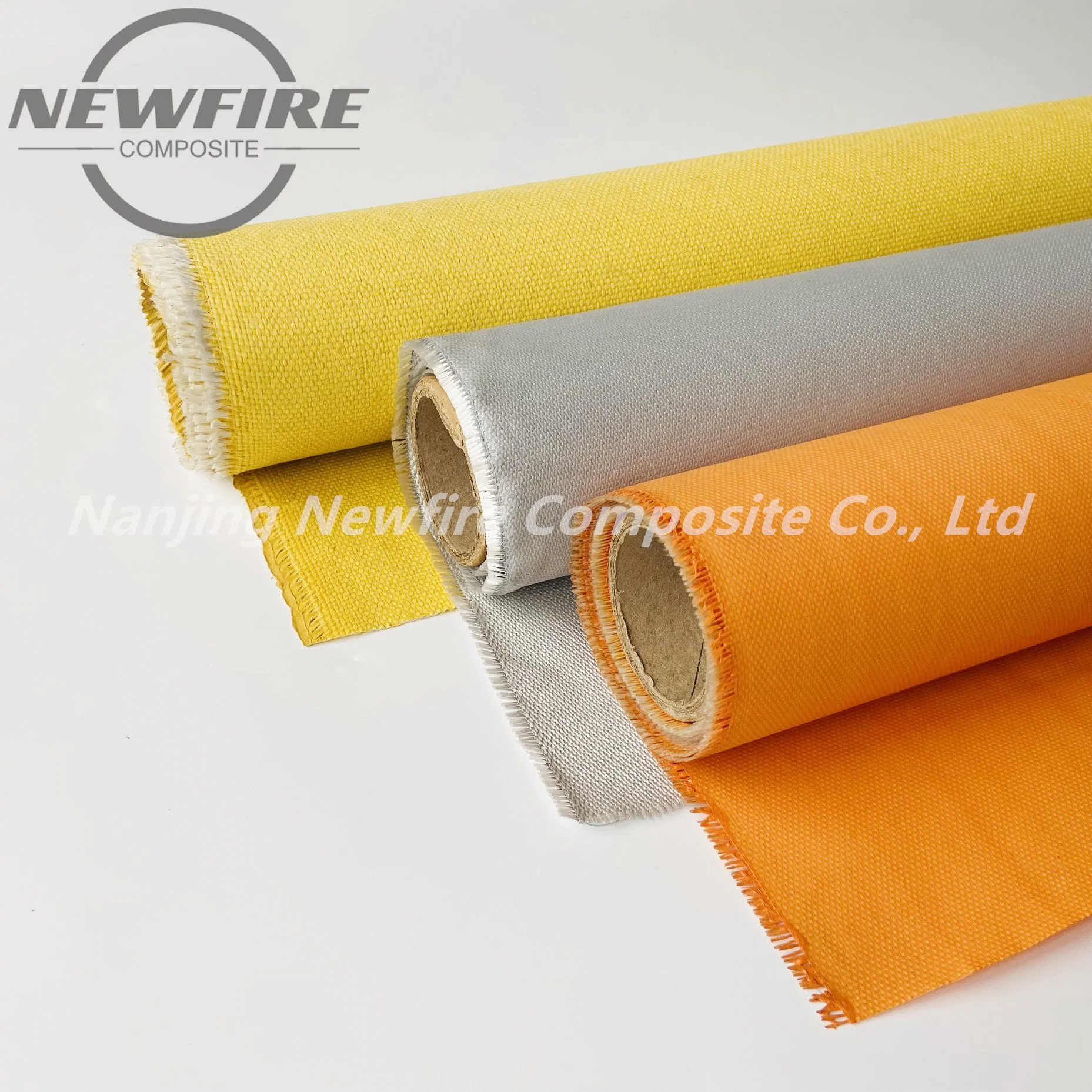 Heat Resistant Red Polyurethane (PU) /Silicone Rubber/Acrylic/PVC Coated Fiberglass Fabric for Smoke and Fire Curtain in Industry