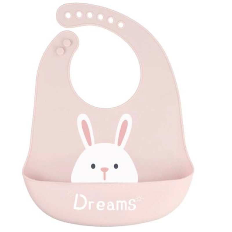 Custom Eco-Friendly Comfortable High-Grade Silicone Baby Bibs