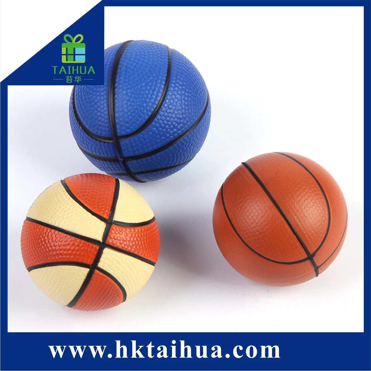 Soft Reliever Kids Toys Anti Stress PU Foam Basketballs