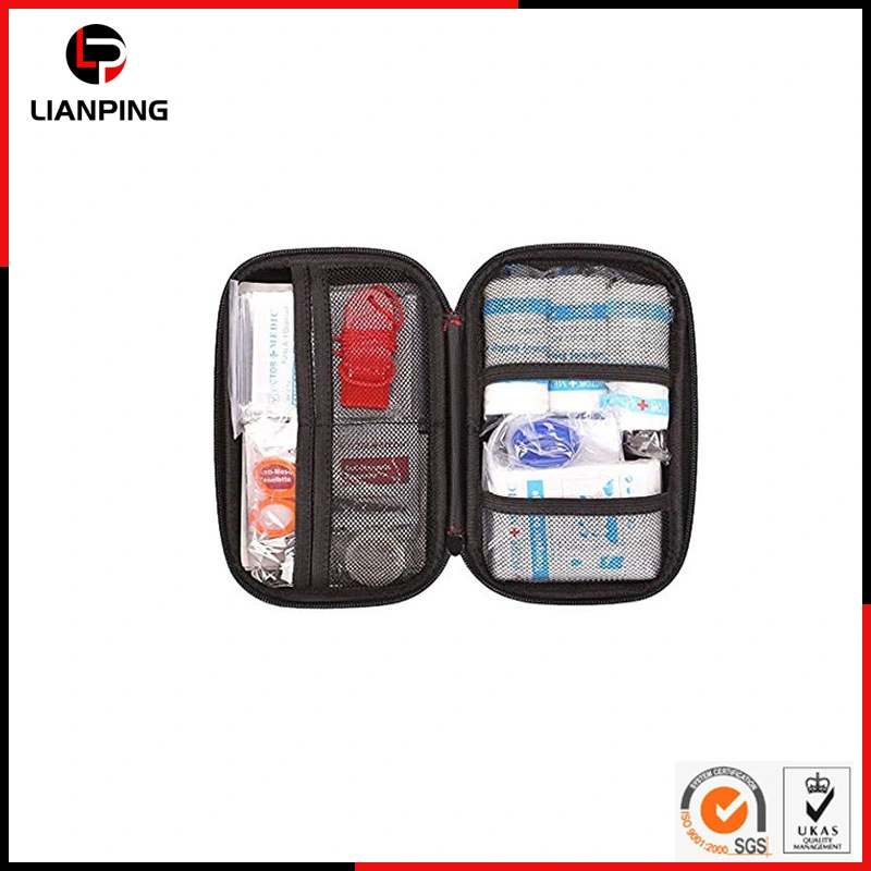 PU Leather Waterproof Safety Emergency Storage EVA First Aid Case