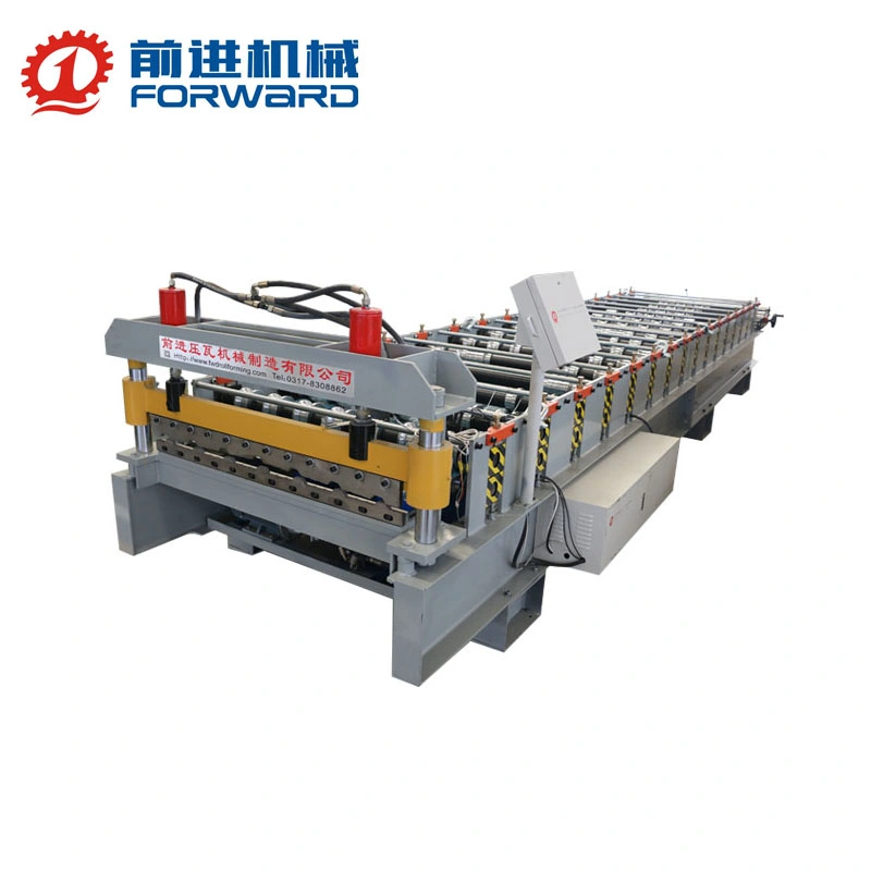 Ecuador Direct Factory Automatic Trapezoidal Roofing Sheet Rib Type Plate Ibr Box Profile Roof Tile Panel Making Roll Forming Machine Machinery Production Line