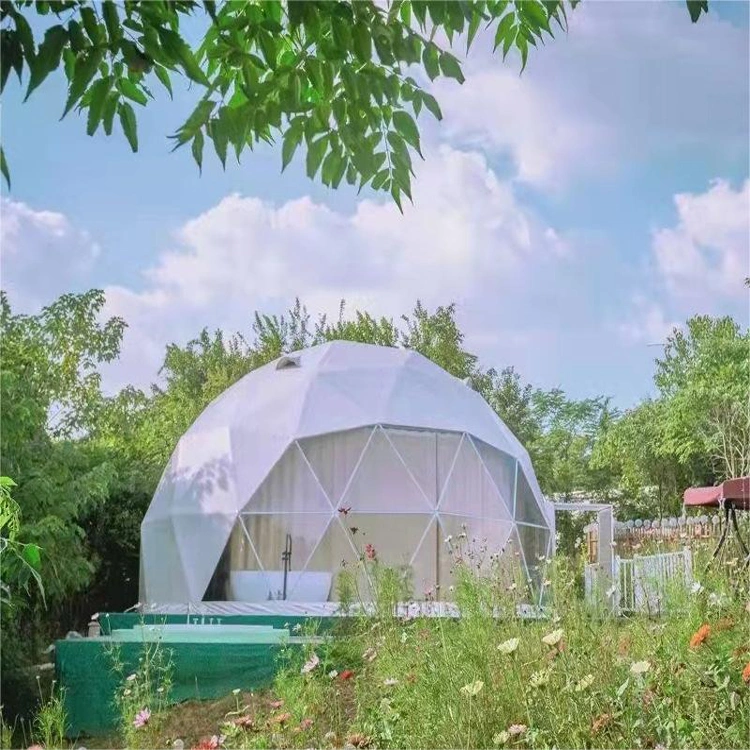 6 Meter Diameter Spherical Tent 28 Square Meters Semi Transparent Circular Star Outdoor Camping Exhibition Dedicated Tent