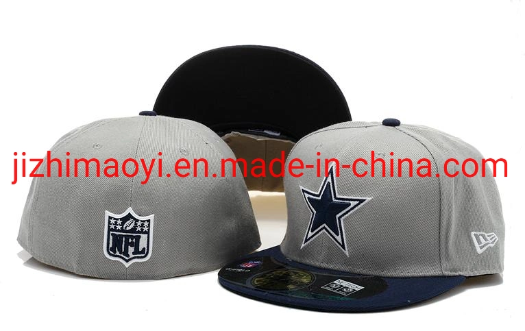 Dallas-Cowboys Borded Snapback Gorra ajustada N-FL Gatos ropa de cabeza