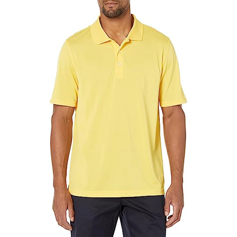 La mens lujo Logotipo bordado personalizado en blanco suave algodón Spandex Polo Golf