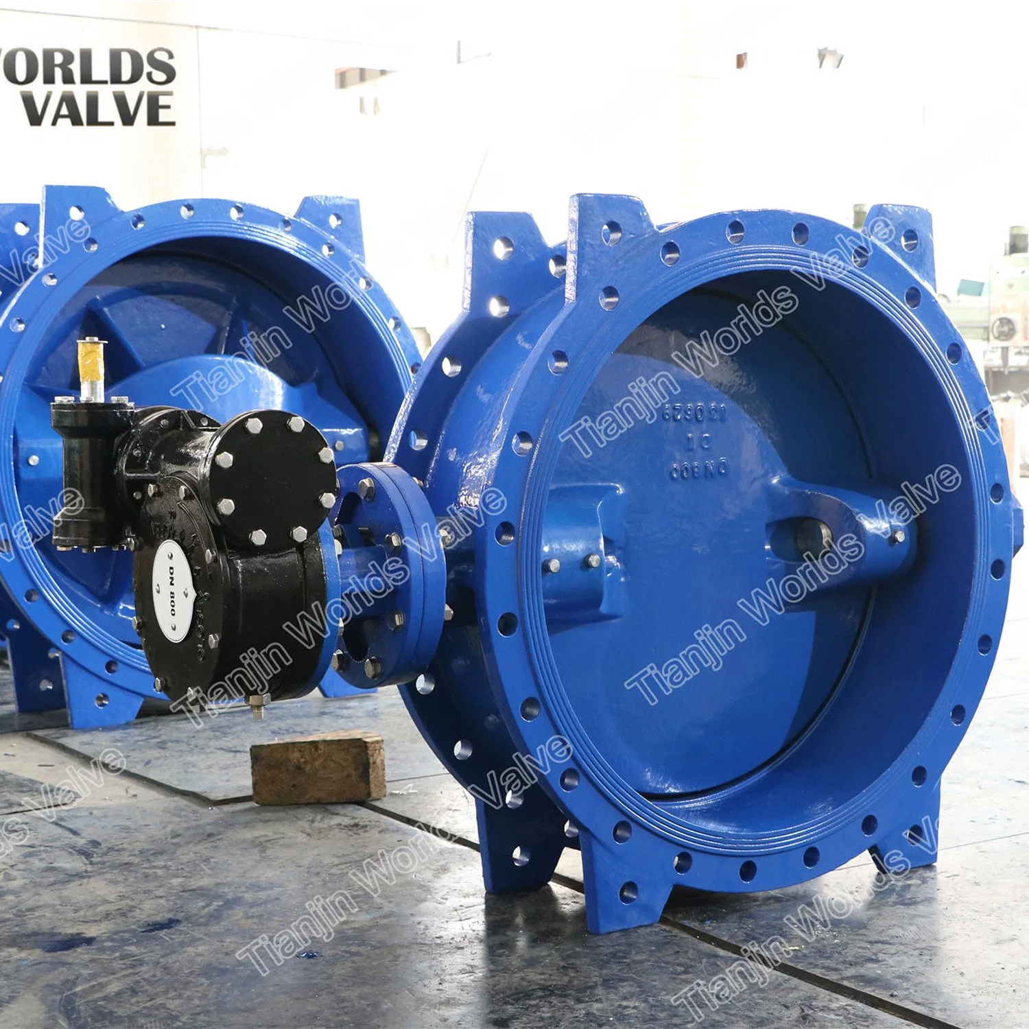 Double Eccentric Flanged Butterfly Valve with EPDM NBR Rubber Seal