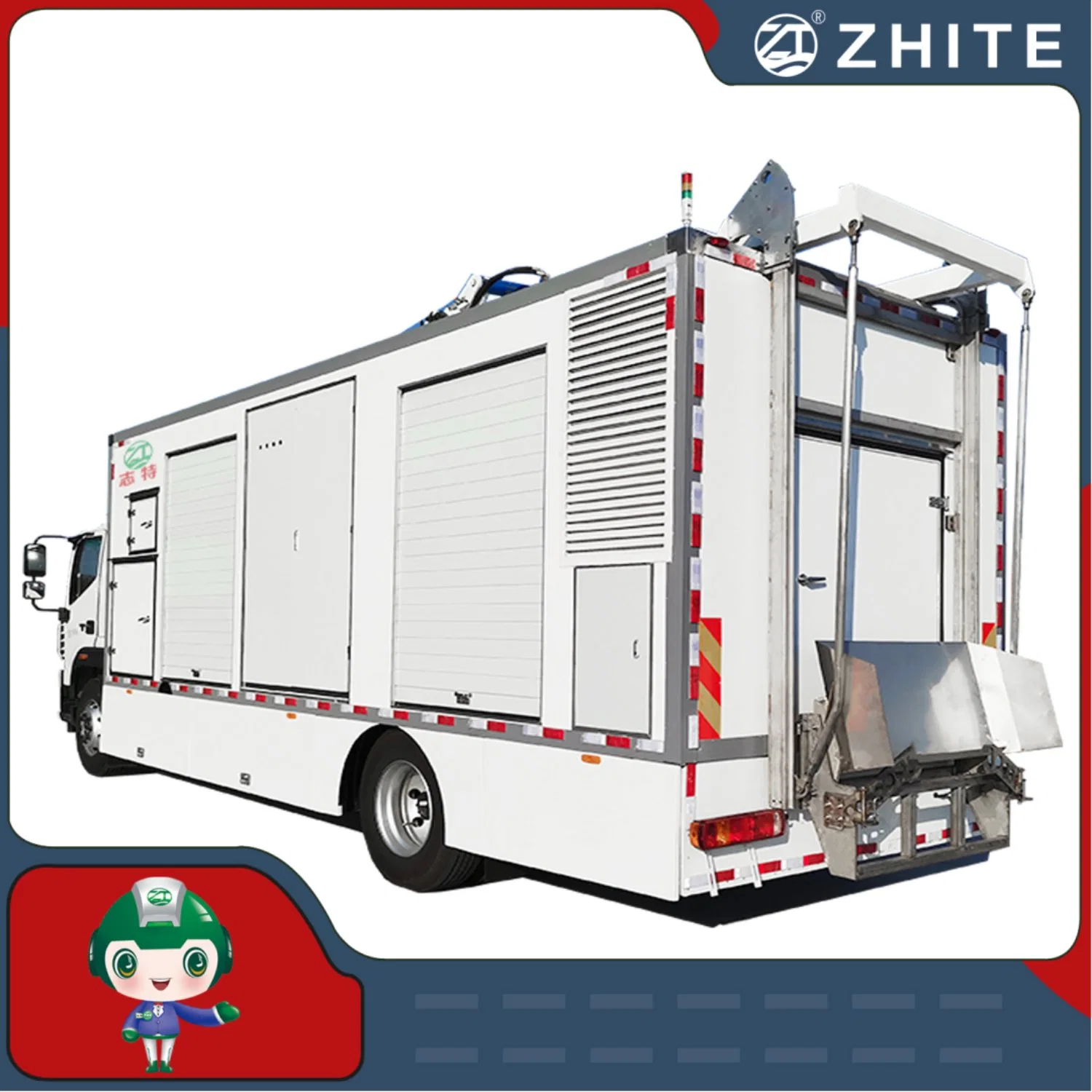 Medical Waste Microwave Environmental Protection Treatment Vehicle Equipment