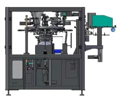 Flat Pouch Powder Packing Machine