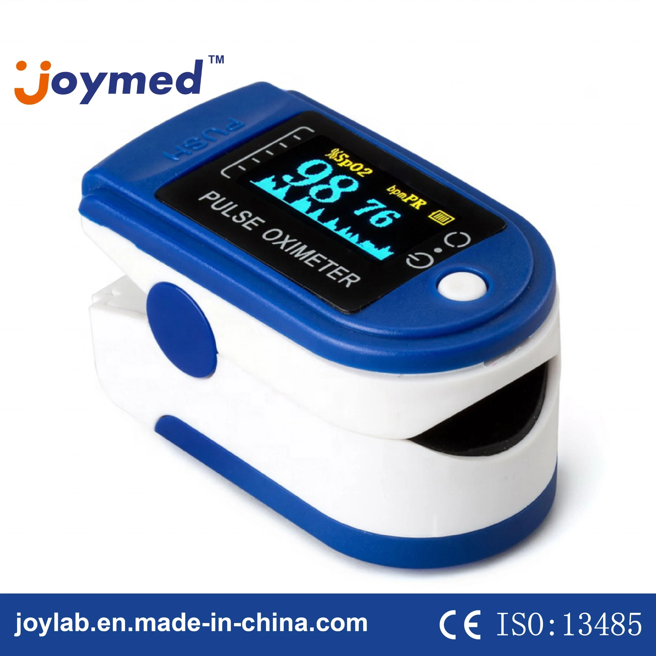 Cheap OEM Portable Finger Tip Type SpO2 Blood Pressure Digital Pulse Oximeter for Baby and Adult