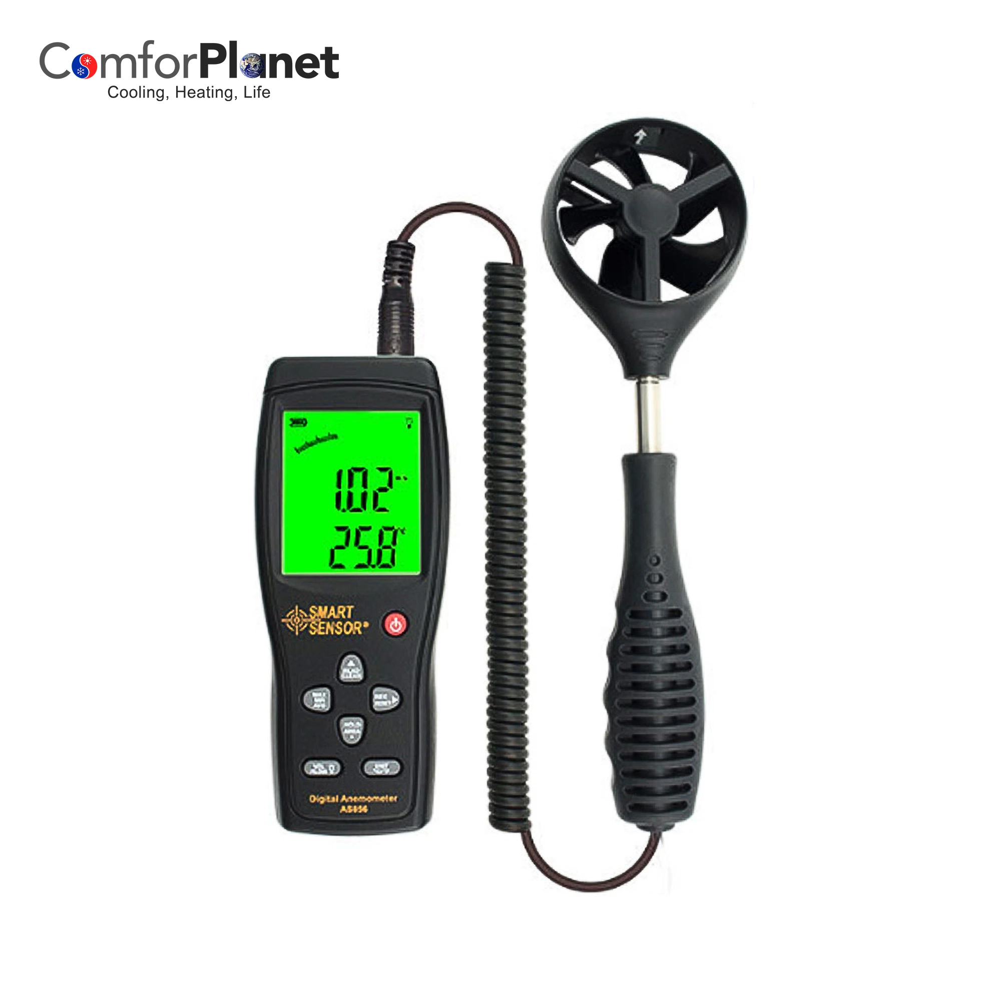 Original Factory Price Small Digital LCD Anemometer Wind Speed Meter Anemometer