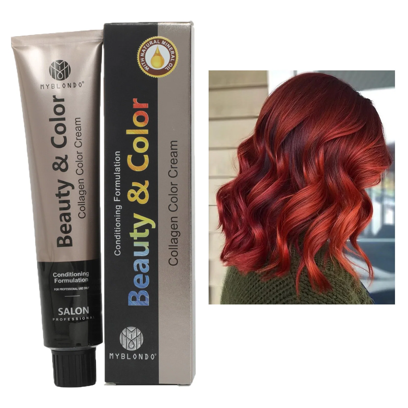 68 Colors Hair Dye Color Cream Semi-Permanent Wholesale Cream 100ml Salon