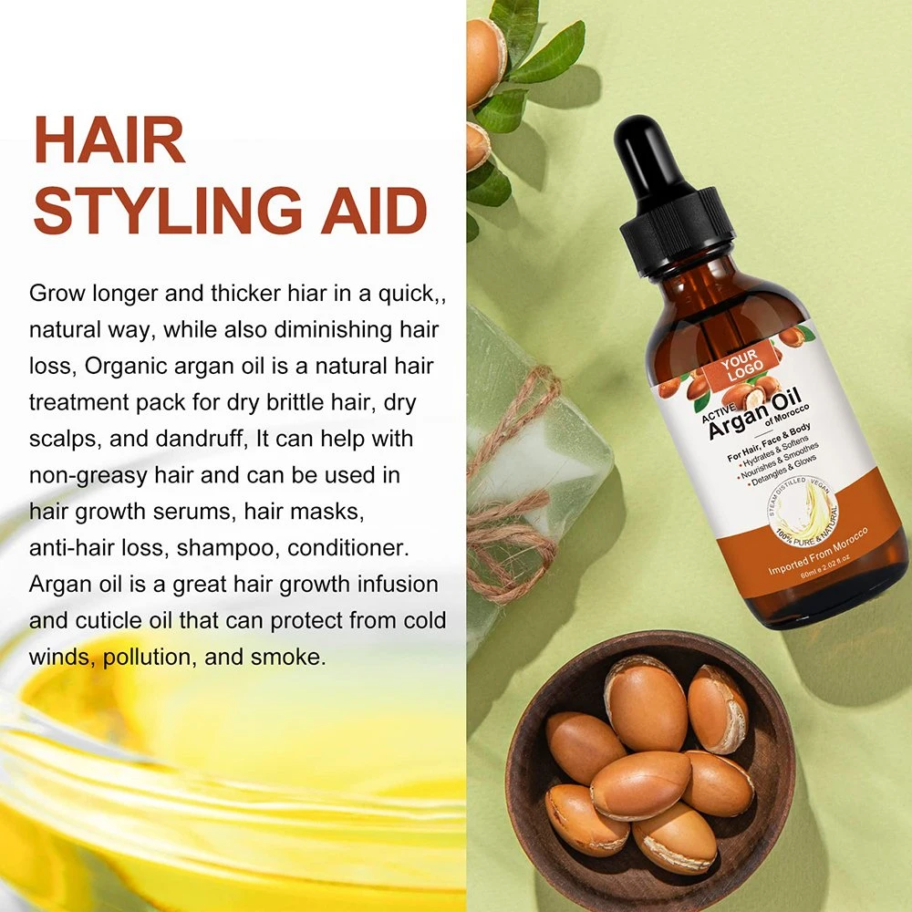 Pure Organic Morocco Argan Oil for Hair Growth