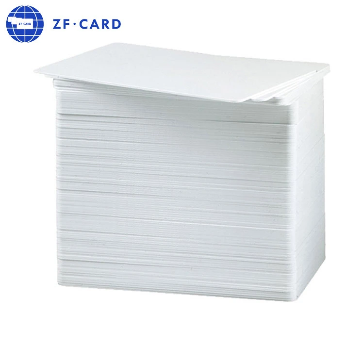 Cartes PVC blanc de bonne qualité avec votre propre design