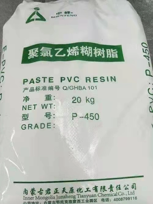 Junzheng PVC Paste Resin P450 für elastische Boden, Kunstleder und Wandpapier
