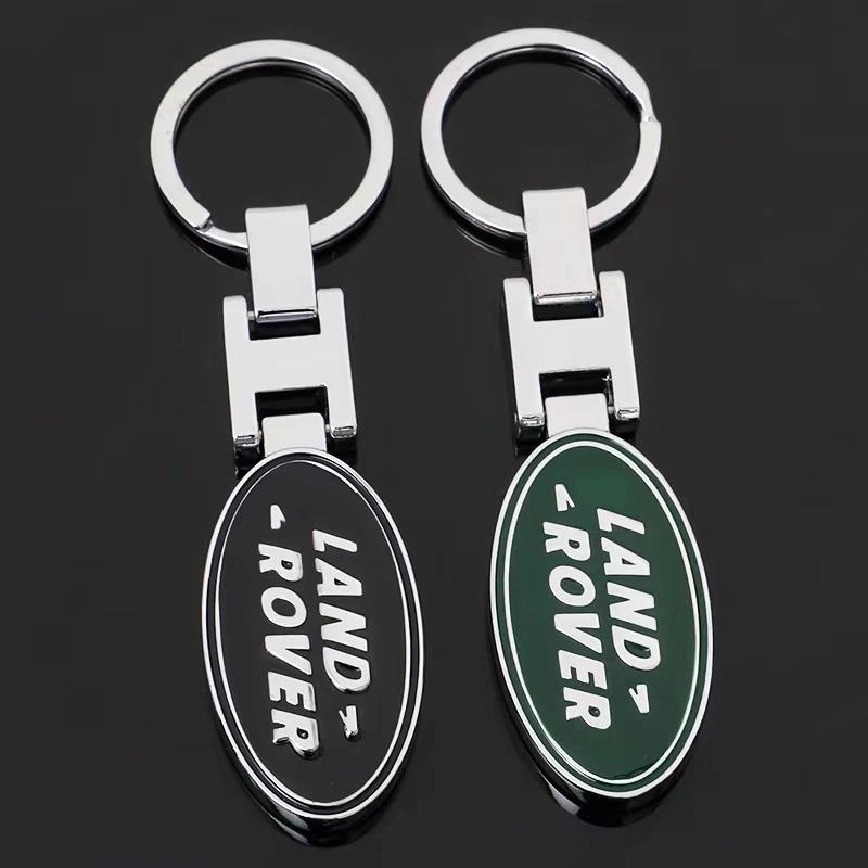 Round Metal Key Ring for Land Rover Cars