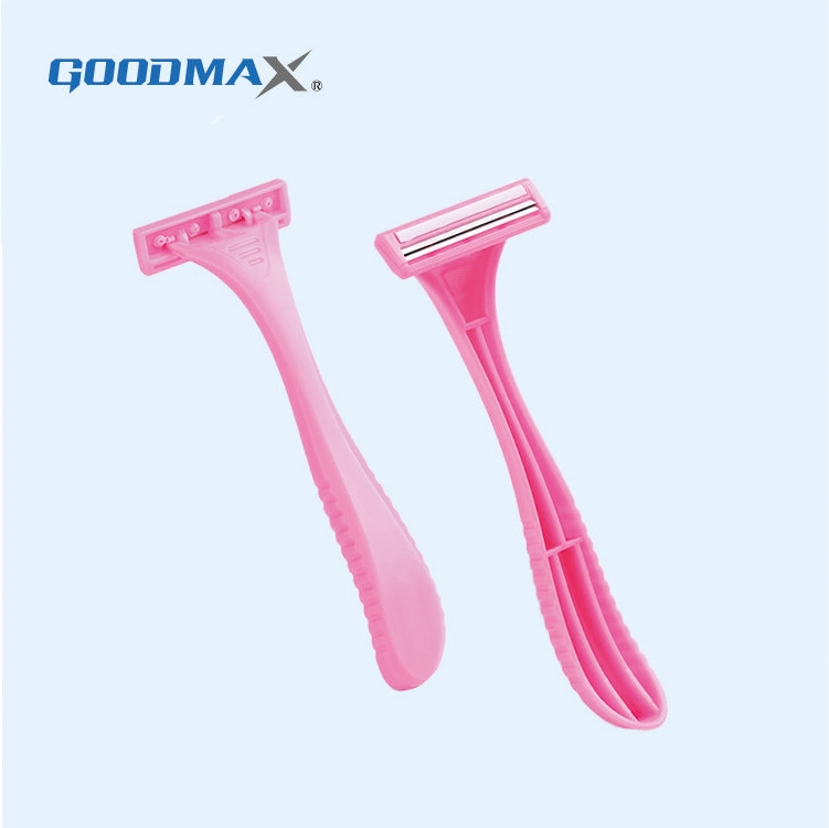 Hot Items Twin Blade Razor with Lubricant Strip and Short Handle