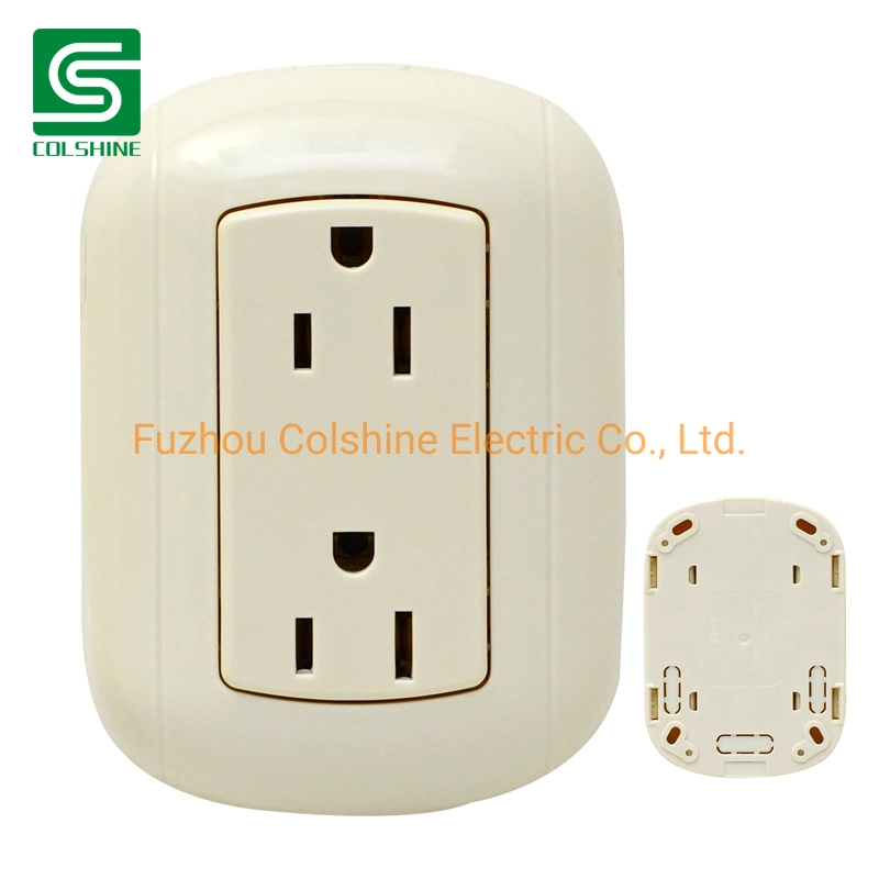 American Standard Duplex Socket Wall Outlet Electrical Power