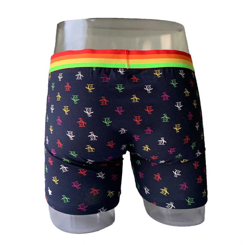 Personalisierter Logo Quick Dry Atmungsaktiver Boxer Slip Unterwäsche Herren