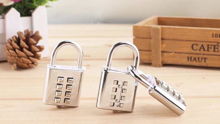 Blind Person Combination Lock, Blind Person Lock, Padlock, Zinc Alloy Padlock, Al-B1001