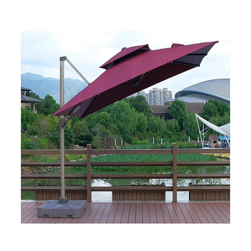 Umbrella with Outdoor LED Set Tassels &amp; Bases Large Parts Logo Beach Crank Pink Tiki Parasol Heater Solar Base Patio Umbrellas