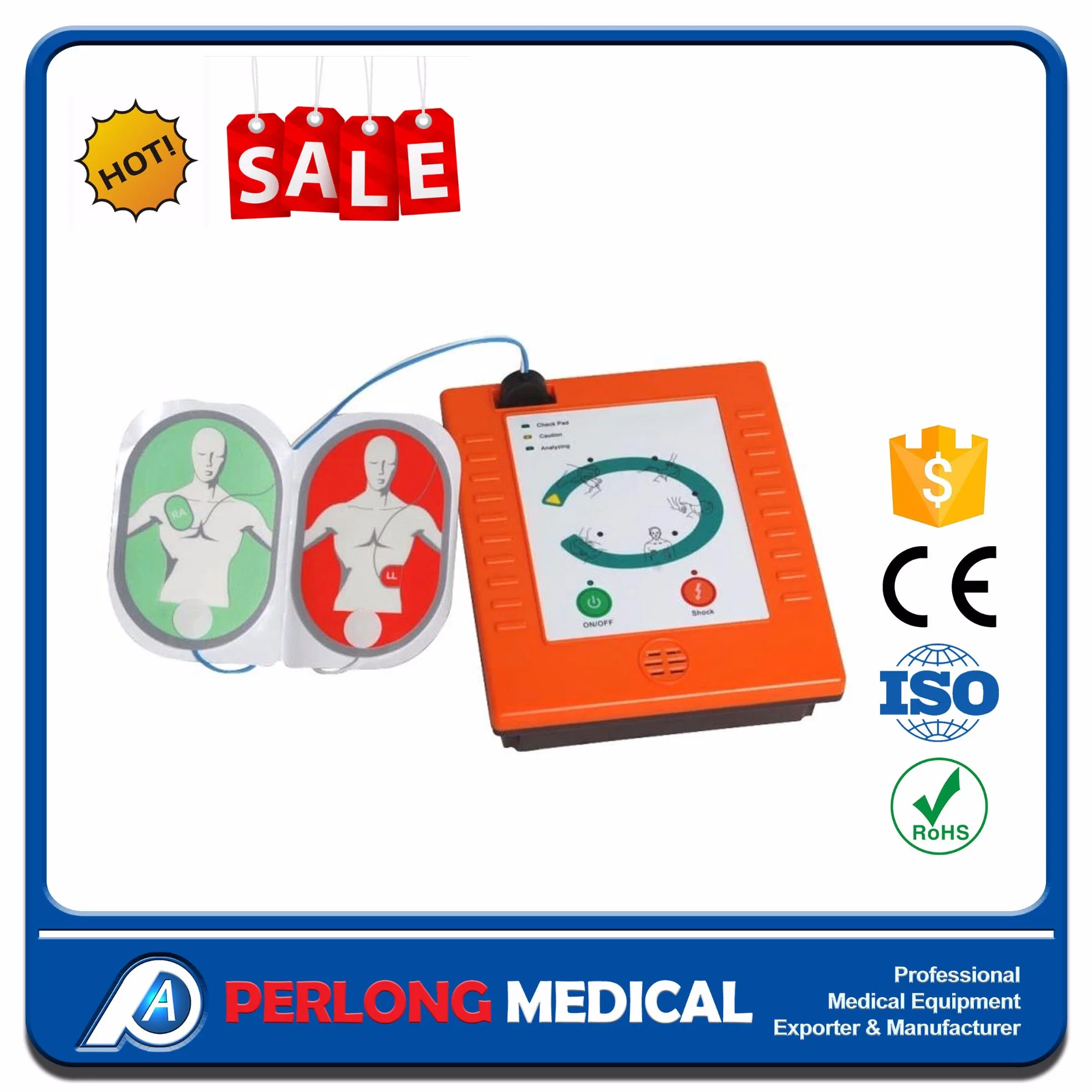 Aed6000 Best Price Pubilc Use Portable Automatic External Defibrillator