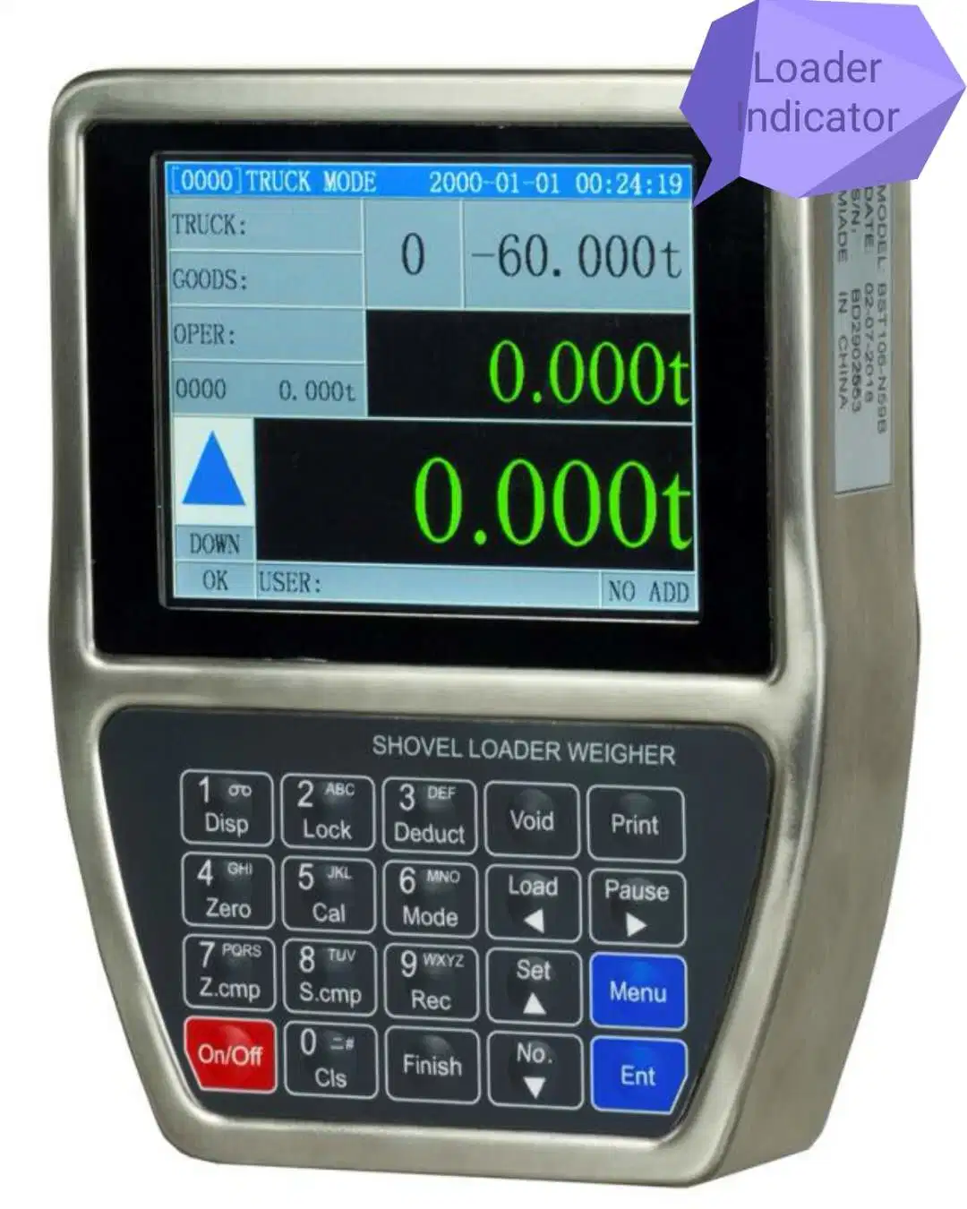 Supmeter Weighing Indicator with Large LCD Display for ICU Beds