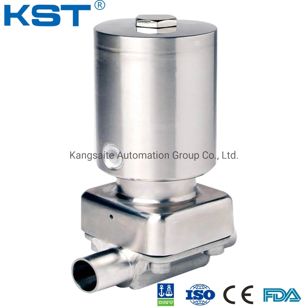 Side Entry Through Way Kt/OEM CE, ISO9001, FDA, API, Dnv Clamped Diaphragm Valve