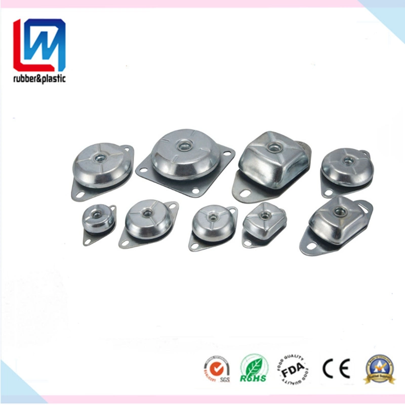 200kg, 400kg 600kg 800kg Rubber Metal Part Rubber Mounting for Machinery, Auto