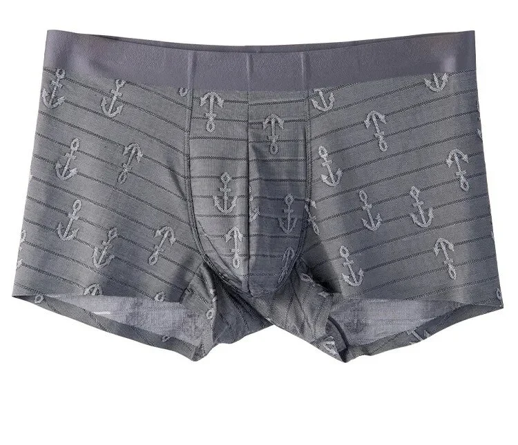 Mens Underwear Boxer mémoires coton stretch Custom Designs Logo Inseam hommes de 5 pouces sous-vêtements Sous-vêtements pour hommes de plus la taille