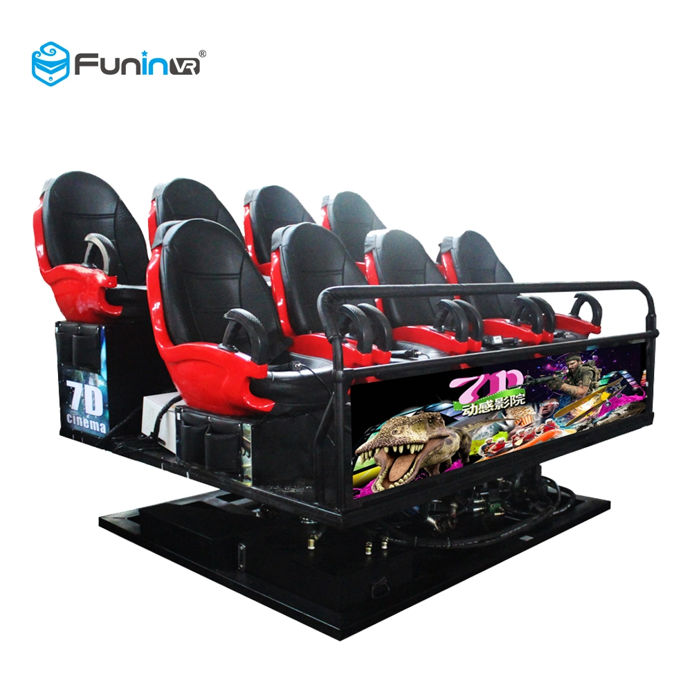 Interactive Attractions Full Motion Cinema Seat 3D 5D 7D 12D Hologram Technology 7D Cinema System