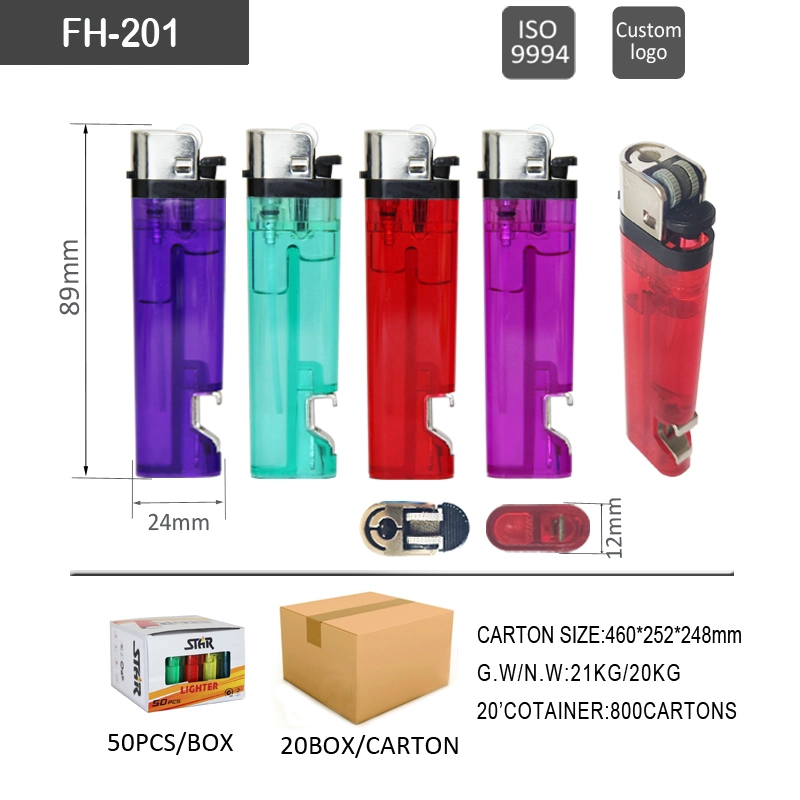 Multifunctional Disposable Gas Bottle Opener Portable Big Lighter