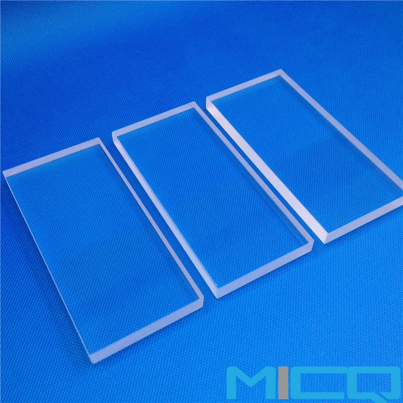 Clear Optical Silica Fused Polished Quartz Glass Plate for UV Lamp