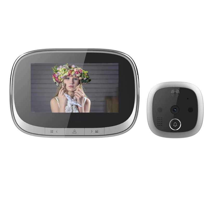 4.3 Inch Display Electronic Door Bell Video Infrared Camera Viewer with Motion Sensor