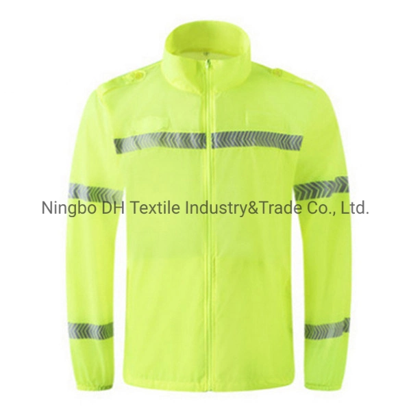 100% High quality/High cost performance Hot Sale Reflective Safety Clothing Tricot Fabric and Reflective Tape for Safety