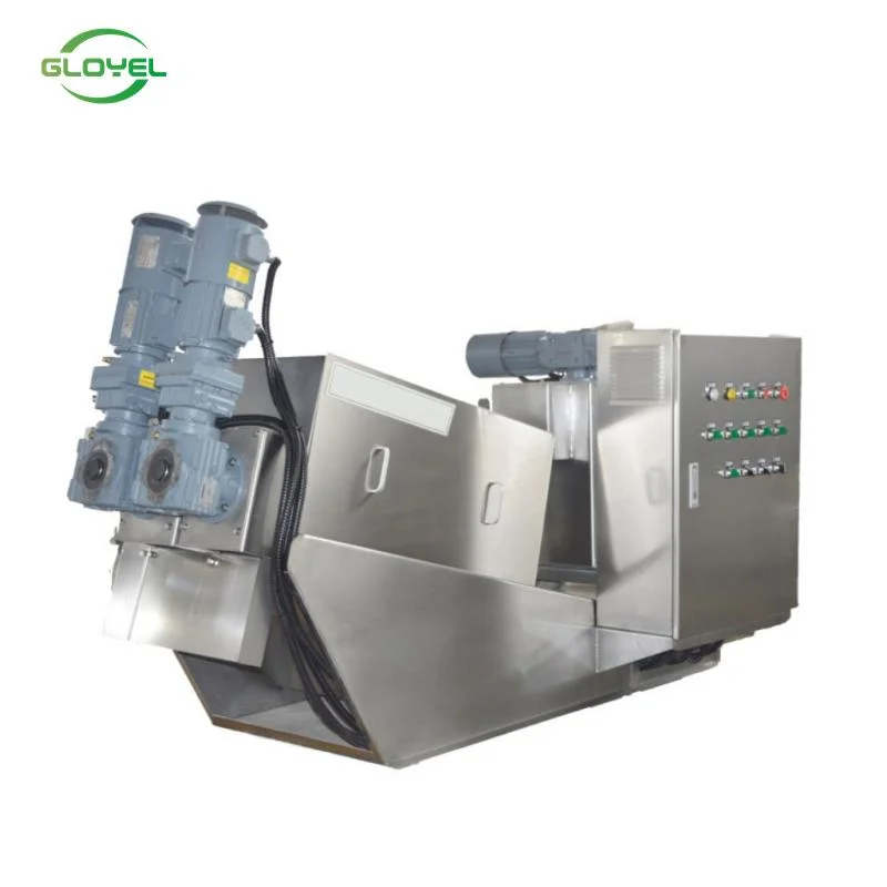 Energy Saving Industrial Production Mining Wastewater Petroleum Processing Screw Dehydrator