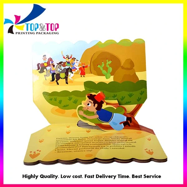 Hot Sale Customized Size Hard Cover 3D Children Pop-up Board Book Printing Service