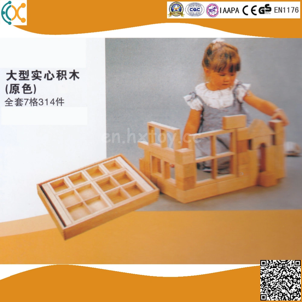 Carbonized Wood Large Size Outdoor Children Building Blocks for Children