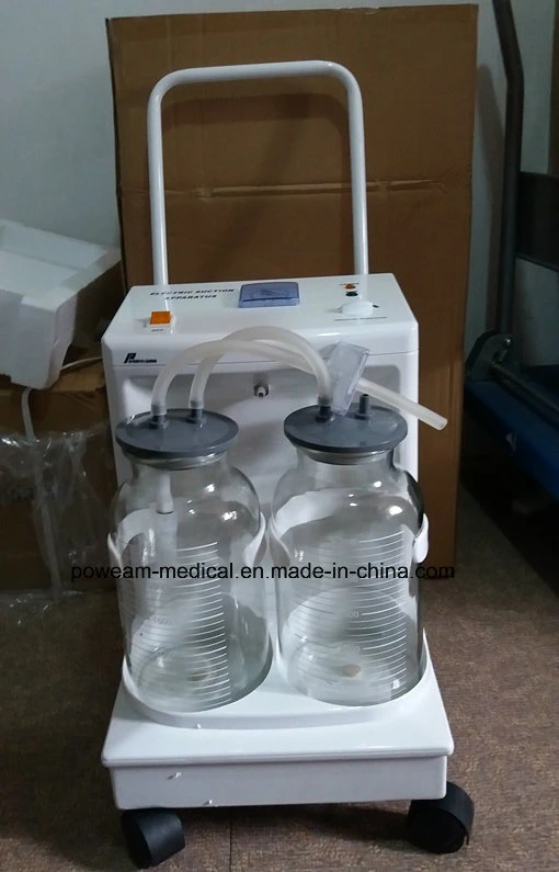 Ce Approved Medical Electric Apparatus Phlegm Suction Pump Suction Machine (SU-002)