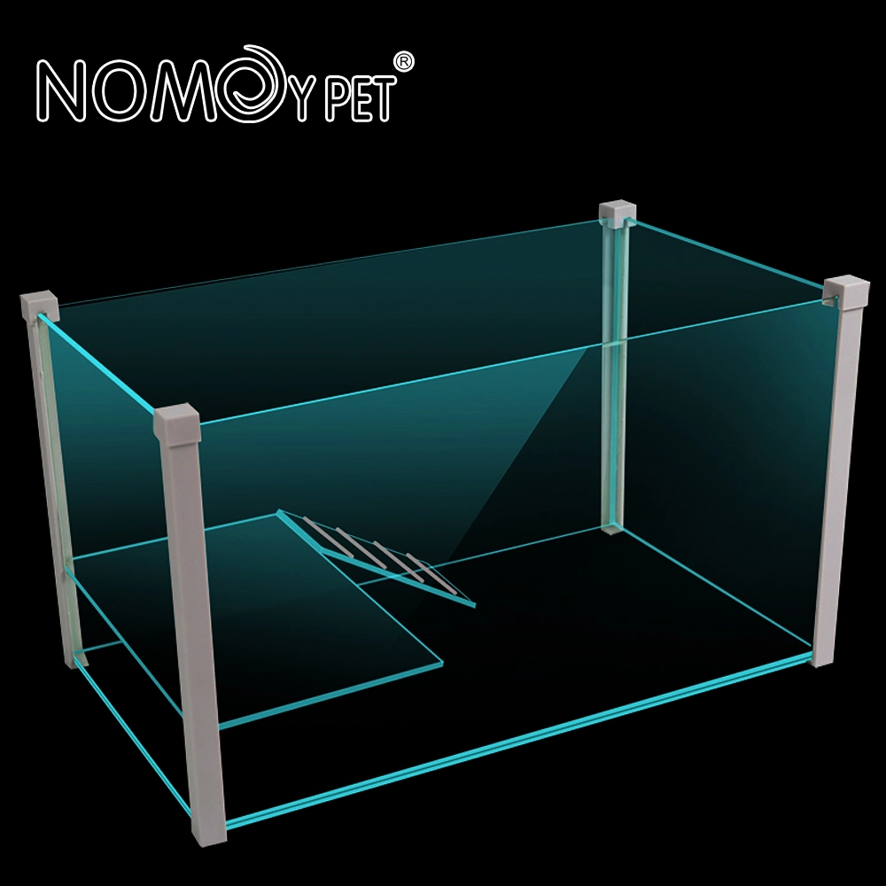 Nomoy Pet Hot Selling Hochwertige Bruchsichere Transparente Glas New Fish Schildkrötenpanzer