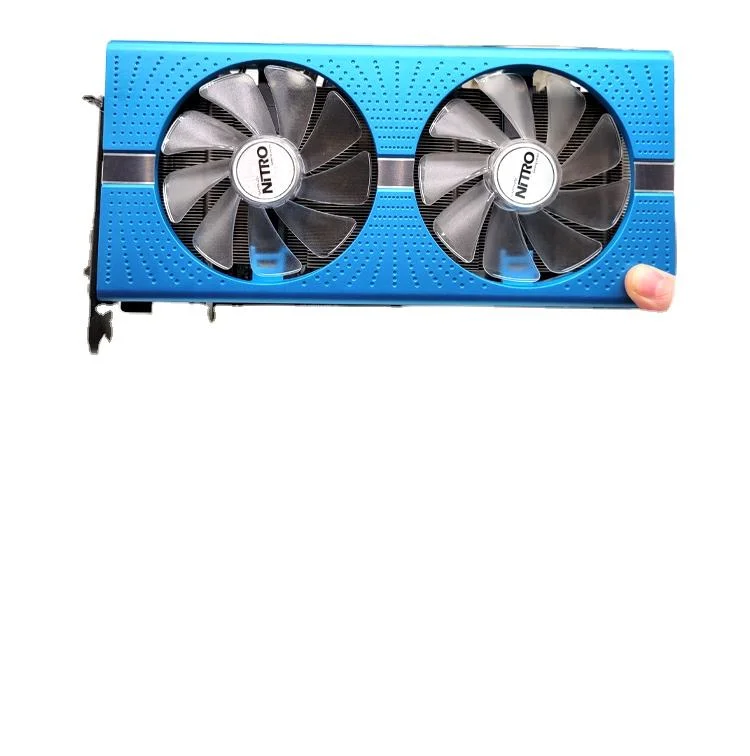 (Используется) Sapphire Radeon Nitro+ Rx 590 8 ГБ GDDR5 PCI-E. Графическая карта для игровых видеокарт