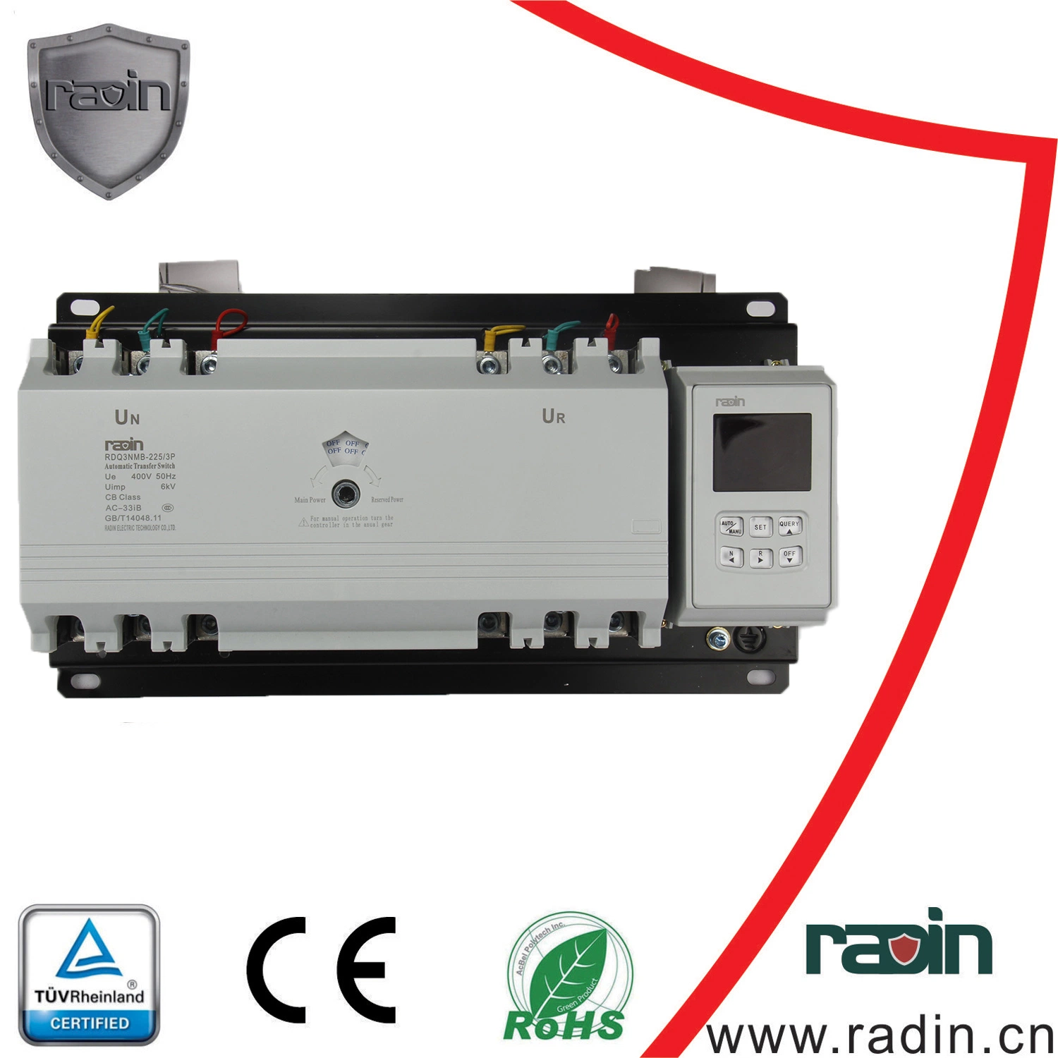 Elektrisches ATS-Doppelwurf-Übertragungsschalter, automatisches Übertragungssystem