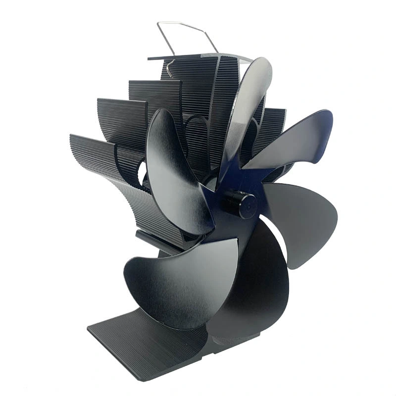 Mini Order Fireplace Fan Lotus Large H-Shaped 5-Leaf Heating, Pollution-Free and Noiseless Hot Selling Stove Fan in Stock