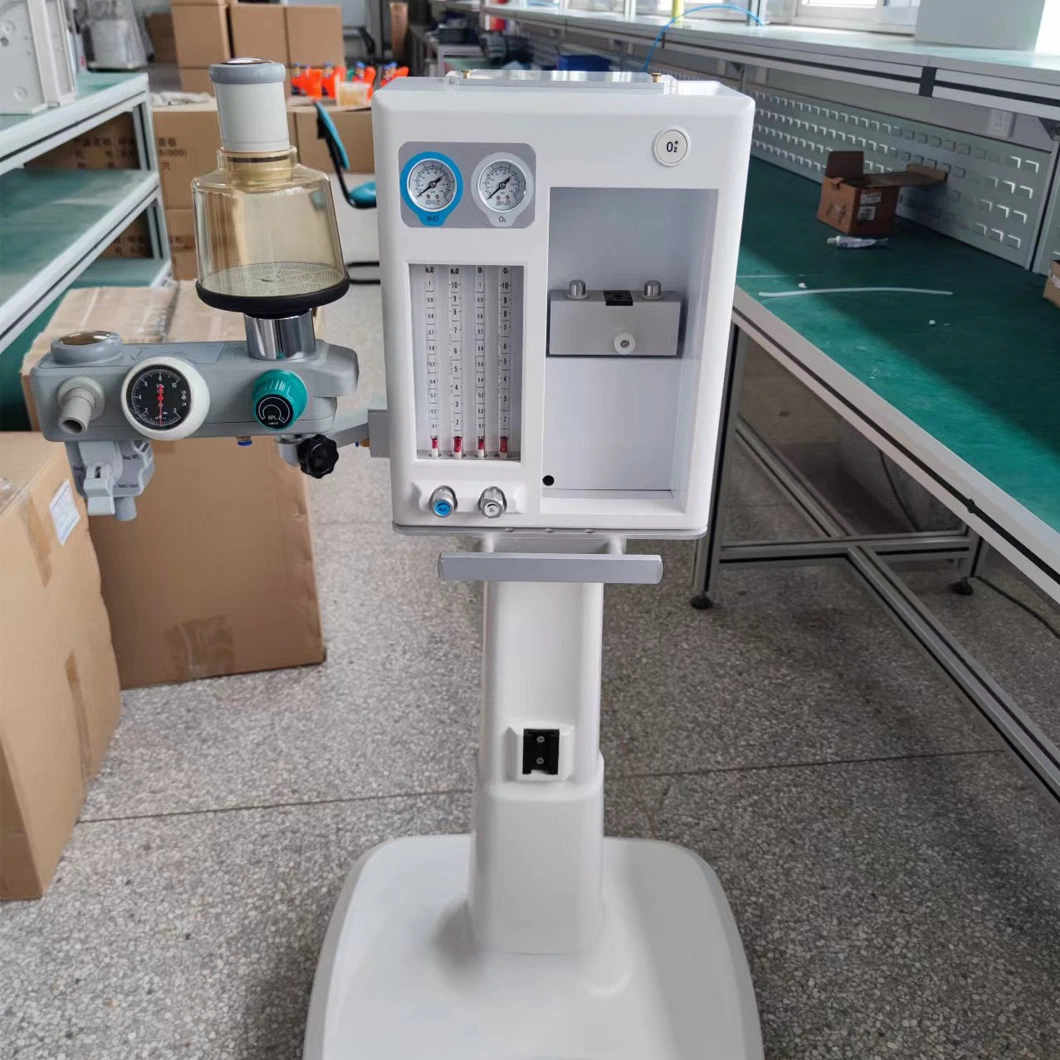 Medical Clinic Anaesthesia System Portable Gas Anesthesia Machine with Trolley