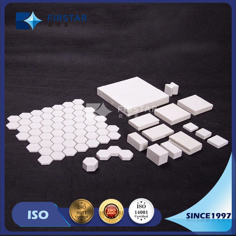 Weldable Alumina Ceramic Tiles with Ceramic Caps and Ferrules for High Wear Resistance