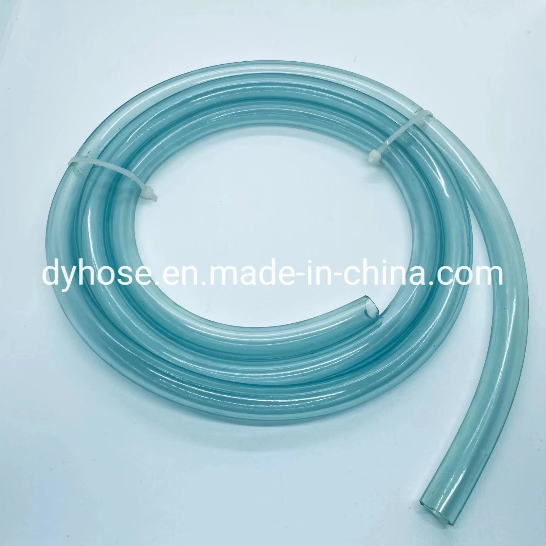 Tube renforcé de fibre plastique Non-Toxic, flexible en PVC tressé, PVC flexible transparent,