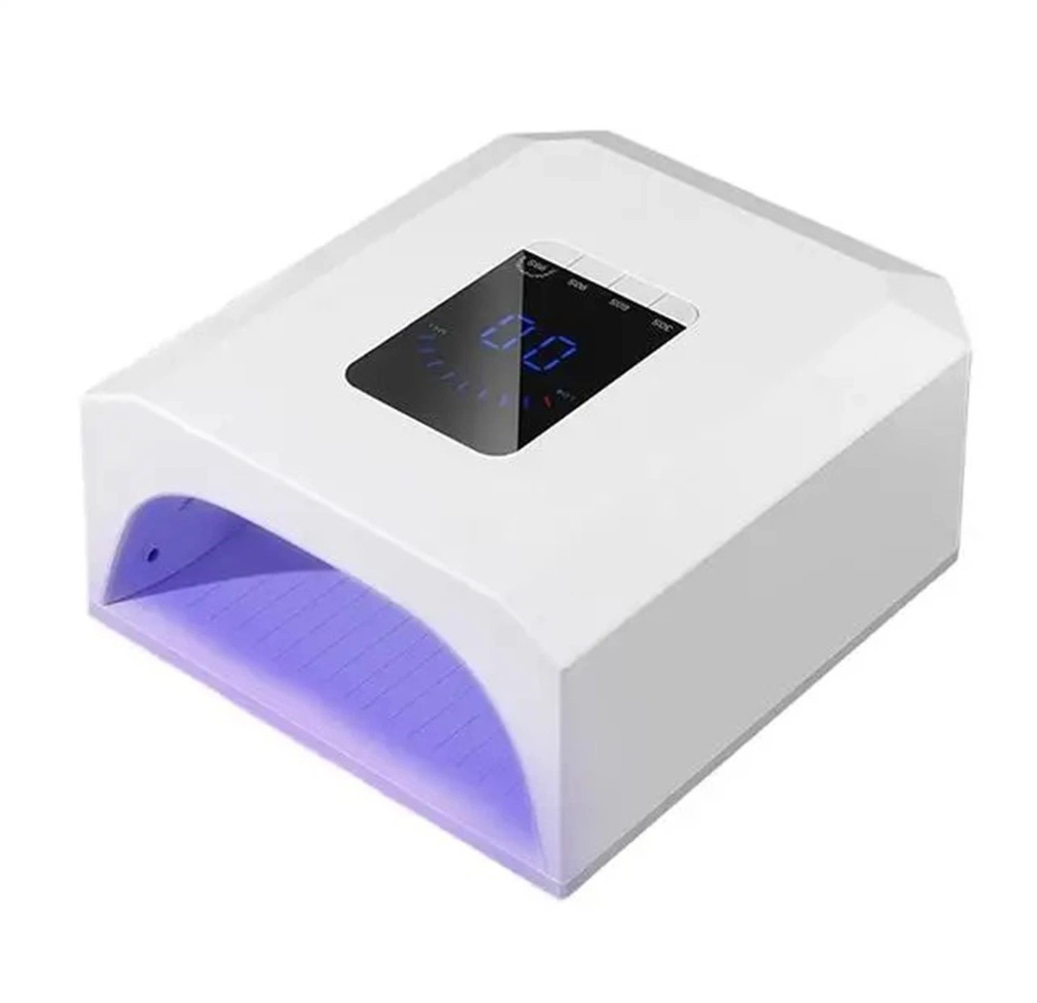 Profissional Nail Salon 60W novo recarregável Nail Dryer Square UV Candeeiro LED de unhas sem fios