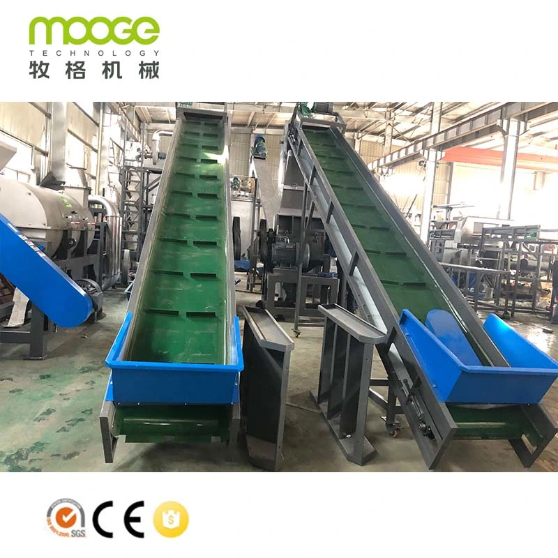 Plastic Rubber Conveyor Belt for Waste Plastic Recycling