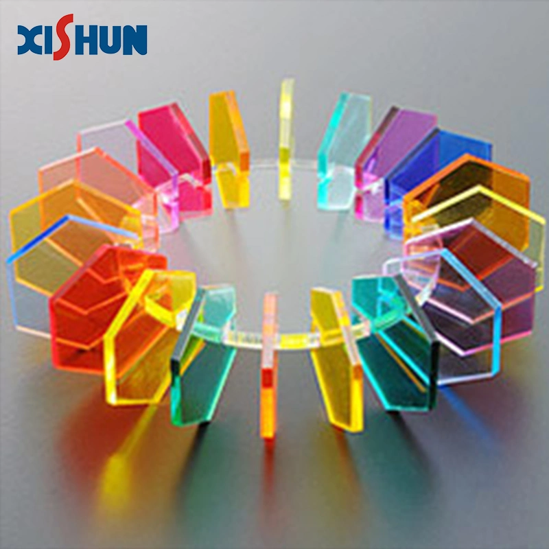 Xishun Vente en gros Panneaux PMMA brillant plein de 4 PI x 8 pi Feuille acrylique en plastique de couleur