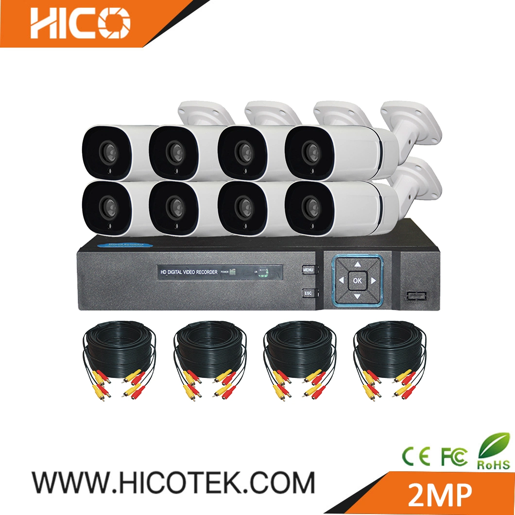 4ch 1080p AHD CVI TVI Analogkameras und Hybrid-HVR XVR NVR DVR IP-Videorekorder Heimwerker-Sicherheitssystem Kits